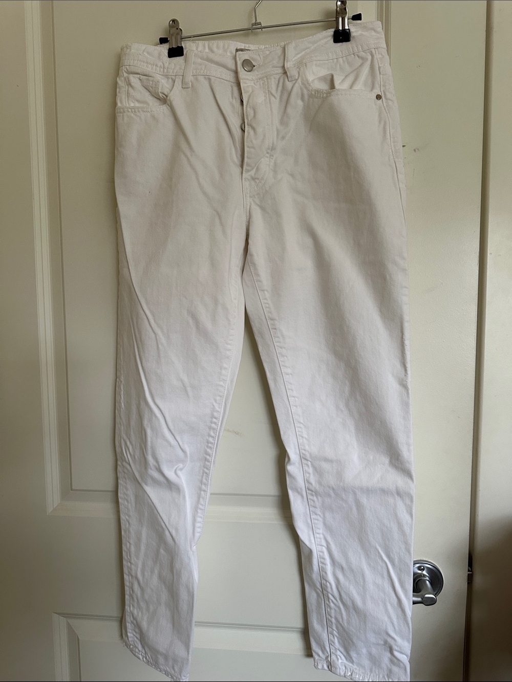 Zara White Jeans - Classic Straight Fit